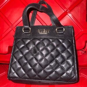 Guess Black Quilted Bag